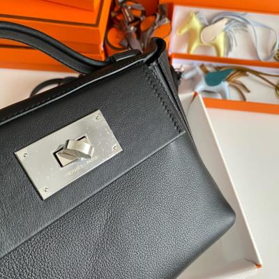 wholesale quality hermes 24/24  mini 21 evercolor noir phd